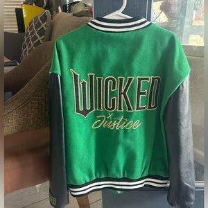 Wicked x Justice Green Bomber Jacket kids